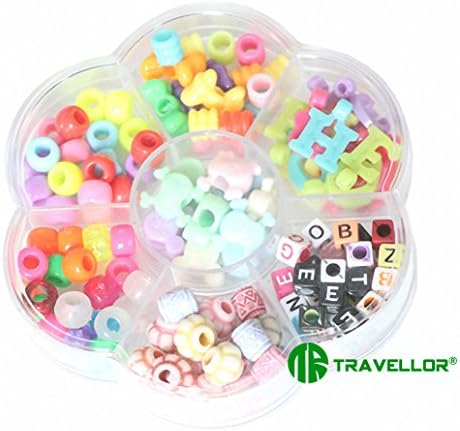 Travellor® Diy rainbow Loom bands rainbow rubber band bracelet full set gift boxes loom kit-Additional accessories as shown(Jewelry mashup gift set-T101)