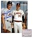 Tom Seaver New York Mets MLB Hand Signed 8x10 Photograph Posing with Nolan Ryan with The Franchise Inscription