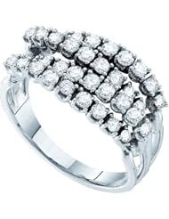 0.49CTW ROUND DIAMOND LADIES FASHION BAND