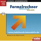 Tafelwerk interaktiv. Mathematik. Formelrechner. CD-ROM f�r Win98 SE, ME, 2000, XP. Sekundarstufen I und II  (Lernmaterialien)von "Cornelsen"