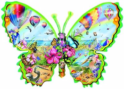 Flying High Shaped 1000pc Jigsaw Puzzle by Lori Schory