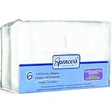 Spencer's 100% Cotton Diapers - Prefolded - White... by Spencer's
