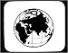 Mouse Pad with africa, latitude, earth, europe, longitude, continents, globe, asia, north pole