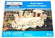Creatology Wooden 3D Puzzle, Locomotive Steam Engine (1 Each)