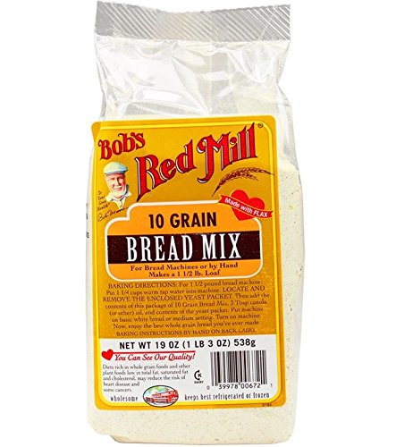 Bob's Red Mill 10 Grain Bread Mix, 19-ounce (Pack of 4)