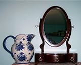 Men's/woman's Wood Vanity Dresser Top Mahogany Finish