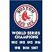Boston Red Sox MLB Applique Banner Flag (44"x28") (Champions)