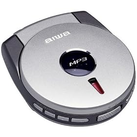 AIWA XP-Z3C - Mini CD / MP3 player - Mini CD-R 185 MB - gray, silver