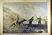 1884 Painting Passager Recalcitrant Daubeil Donkey