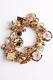 Disney Couture Jewelry - Tom Binns Tea Set Charm Bracelet (Antique Gold)