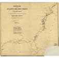 Sketch of the Atlantic and Gulf Coasts of the United States showing the loyal part, and the parts of the coasts of the rebellious states in actual possession of the U. S. troops Lith of J. Bien. (Civil War Map Reprint: 36" x 33")