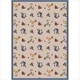 Beige Flower Gardens Rug Size: 7'8