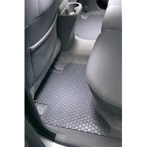 Hexomat custom all weather floor mats for 1970-74 Aston Martin DBS-V8/DB7 2 Piece Rear Floor Mats Black