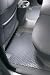 Hexomat custom all weather floor mats for 1980-83 Renault LeCar 2 Piece Rear Floor Mats Clear