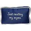 Just Resting My Eyes Pillow - Navy