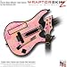 Kearas Peace Signs on Pink Skin fits Band Hero, Guitar Hero 5 & World Tour Guitars for Nintendo Wii (GUITAR NOT INCLUDED) by WraptorSkinz