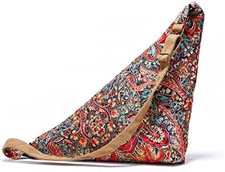 Ms. national wind leisure package/canvas bag/Shoulder Messenger Bag-A