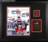 Jeff Gordon Framed - Daytona with Track Piece - 8x10 Photograph