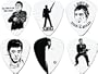 Coffin Case Scarface Guitar Picks 6-Pack Medium