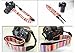 Eggsnow Camera Strap Universal Shoulder Neck Strap Vintage Anti-Slip Belt for All SLR/DSLR Camera (Nikon Canon Sony Pentax etc)-Multi Red