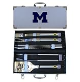 Michigan Wolverines NCAA 8pc. BBQ Set w/Case