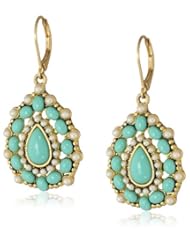 Carolee "Little Surfer Girl" Teardrop Earrings
