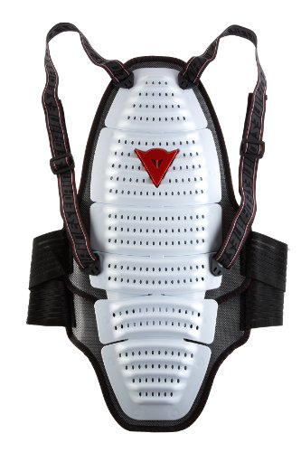 Dainese Herren R&uuml;ckenprotektor Fahrrad Performance wave 3, black/white, L, 3879568622