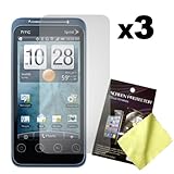 Three LCD Screen Guards / Protectors for HTC EVO Shift 4G
