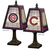 Chicago Cubs Memory Company Art Glass Table Lamp MLB Baseball Fan Shop Sports Team Merchandise