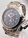 MENS CROTON STEEL AUTOMATIC 10 ATM DATE WATCH CA301143SSBK