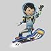 RoomMates RMK3021GM Miles from Tomorrowland Peel & Stick Giant Wall Decals, 33