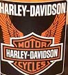 Harley Davidson Wings Lightweight Fleece Blanket Throw