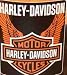 Harley Davidson Wings Lightweight Fleece Blanket Throw