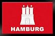 Hanse Home 100829 Fu�matte Hamburg 40 x 60 cm, rot