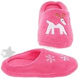 Pink Reindeer Slippers for Women