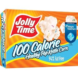 Jolly Time Minis Healthy Pop Kettle Corn Microwave Popcorn, 4-Count Boxes (Pack of 12)