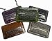 Glossy Croc Flat Wallet With Pocket