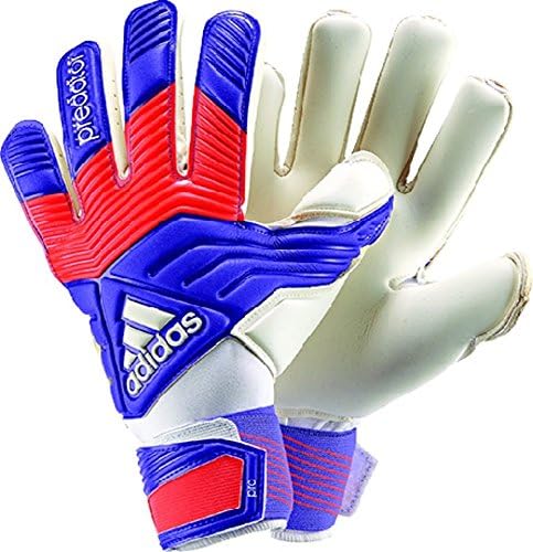 adidas Predator Pro Classic Soccer Goalie Gloves, Night Flash/Solar Red/White (12)