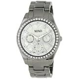 XOXO Womens XO5297 Rhinestone Accent Gun Metal