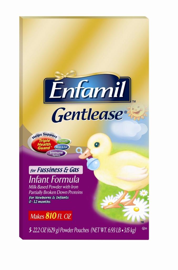 Enfamil Gentlease is designed to ease your baby's fussiness and gas