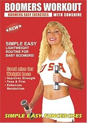 Boomers Exercise DVD, Easy Light Weights Workout. Boomers Exercise DVD good also for over 50, Boomers Fitness, Active Seniors Light Weights / Dumbbells Exercise DVD for Strength, Balance, and Weight Loss.