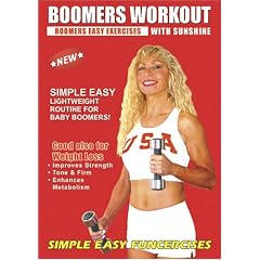 Boomers Exercise DVD, Easy Light Weights Workout. Boomers Exercise DVD good also for over 50, Boomers Fitness, Active Seniors Light Weights / Dumbbells Exercise DVD for Strength, Balance, and Weight Loss.