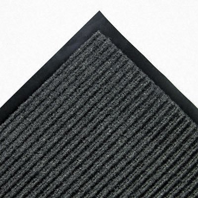 Crown Needle Rib Wipe and Scrape Mat, Polypropylene, 48 x 72, Gray (NR0046GY)