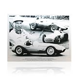 Sir Stirling Moss Signed Montage Print