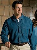 Men's Long Sleeve Denim Shirt