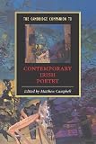 Cover of The Cambridge Companion to Contemporary Irish Poetry by  0521012457