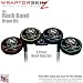 Chrome Skull on Black Skin by WraptorSkinz fits Rock Band Drum Set for Nintendo Wii, XBOX 360, PS2 & PS3 (DRUMS NOT INCLUDED)