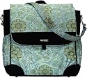 Bellagio Convertible Messenger and Backpack Diaper Bag in Aqua Blue