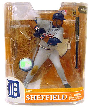 Gary Sheffield Detroit Tigers McFarlane Toys MLB Sports Picks Exclusive Series 20 Action Figure Grey Jersey