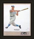 Oakland Athletics Framed Jimmie Foxx Philadelphia Athletic Lithogaph By Michael Mellett MLB Baseball